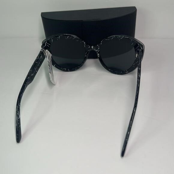 New Authentic- PRADA Dark Grey Cat Eye Ladies Sunglasses PR 01YS 09V5S0 54 - Picture 15 of 16